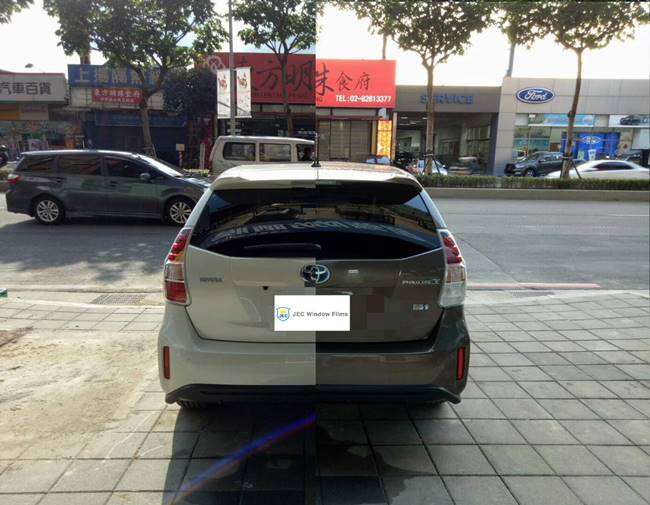 休旅車隔熱紙推薦怎麼貼? 一次兩台Jec比給你看!